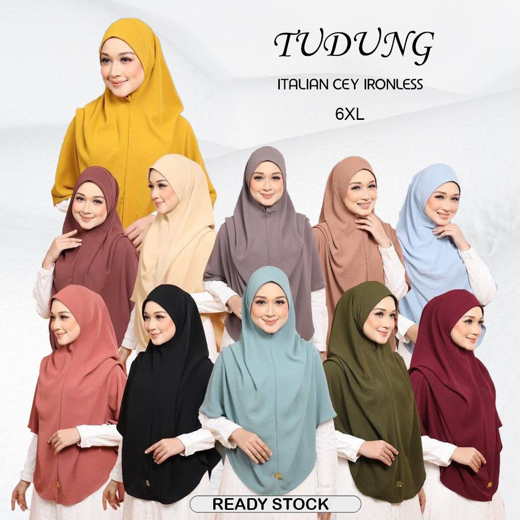 Tudung Sarung Medina Bigang 6XL – Kain CEY | Modest & Elegant