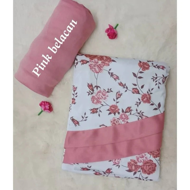 Ready Stock Telekung Bunga Rose Budak Hot Sale Grab Yours Now | Malaysia Viscose