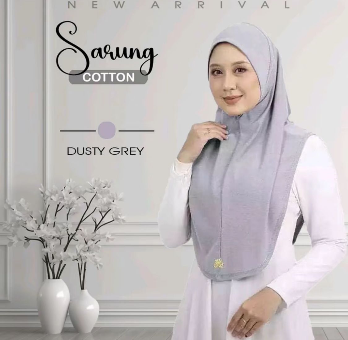 Tudung Sarung Permium Cotton M/L by Local Shop: 20 Color Menarik with Awning Pun Cotton Hijab