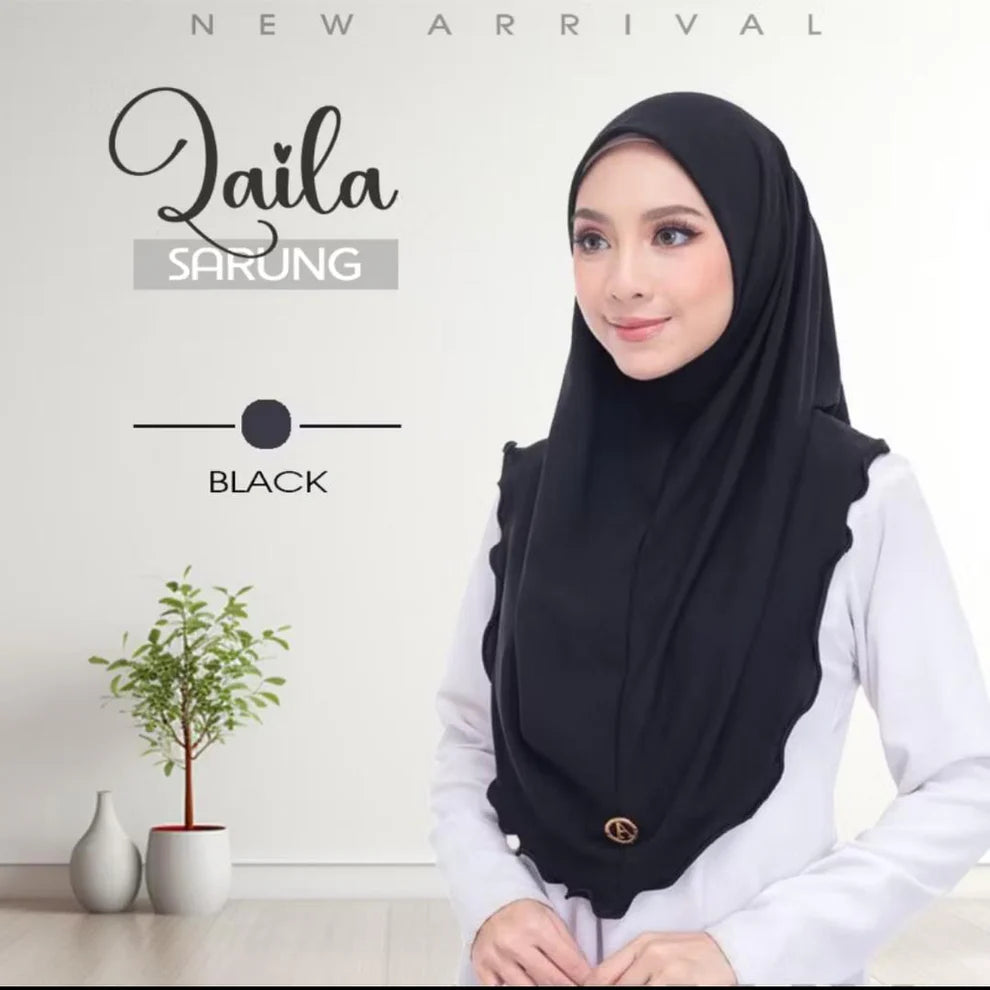 NEW Tudung Sarung Layla Bawal – Ready to Wear | Instaviral | Anti-Tembam & Anti-Kedut