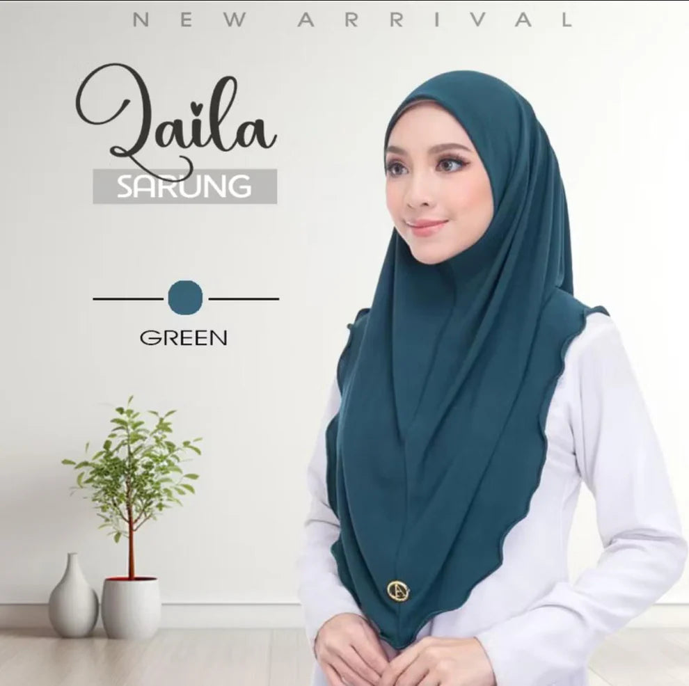 NEW Tudung Sarung Layla Bawal – Ready to Wear | Instaviral | Anti-Tembam & Anti-Kedut