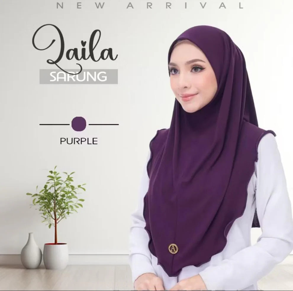 NEW Tudung Sarung Layla Bawal – Ready to Wear | Instaviral | Anti-Tembam & Anti-Kedut