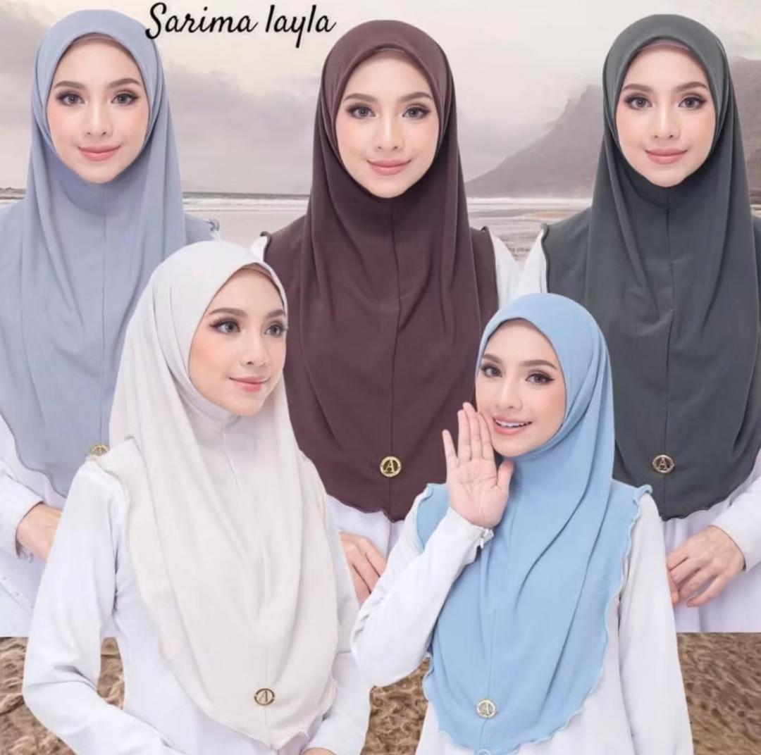 NEW Tudung Sarung Layla Bawal – Ready to Wear | Instaviral | Anti-Tembam & Anti-Kedut